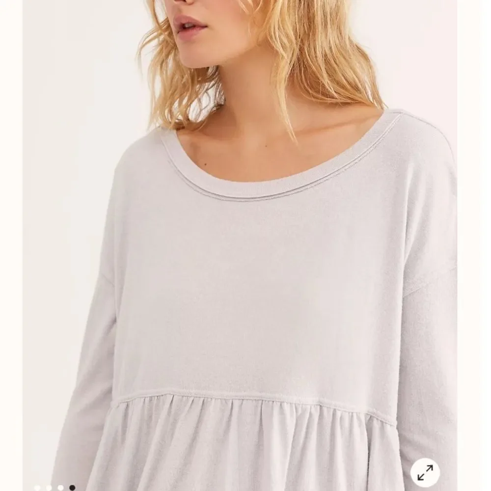 NWT Free People Forever Your Girl Babydoll Tee